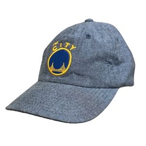 Mitchell & Ness Golden State Warriors San Francisco The City Snapback Hat Blue